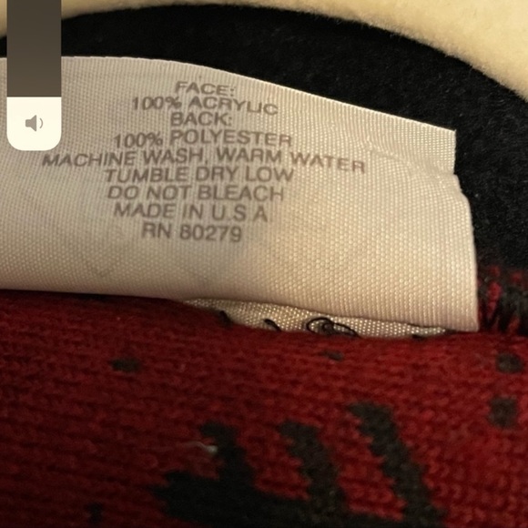 Vintage Black Mountain Outdoor Lodge Style Fleece Zip Vest S Red Black - Picture 5 of 6